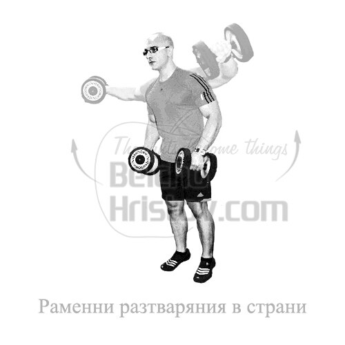 Раменни разтваряния встрани от тялото